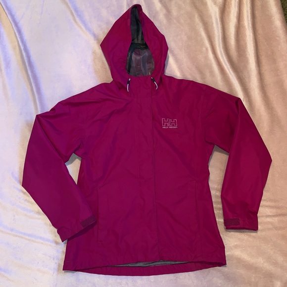Helly Hansen Jackets & Blazers - Helly Hansen Pink Rain Jacket
